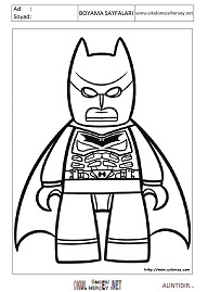 lego-batman boyama sayfaları